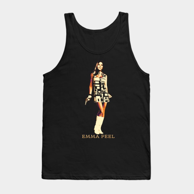 Mrs Peel Tank Top by MichaelaGrove